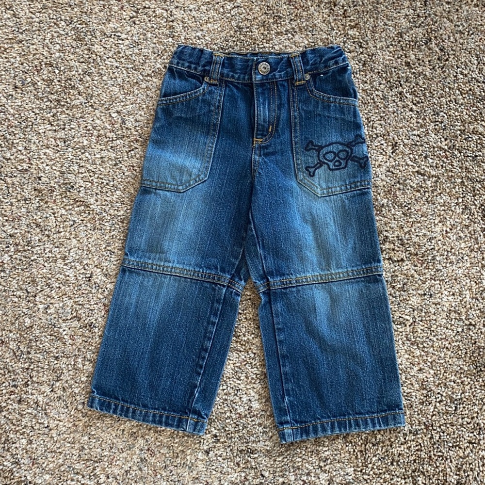 Final Price Gymboree Skull Jeans Size 2T